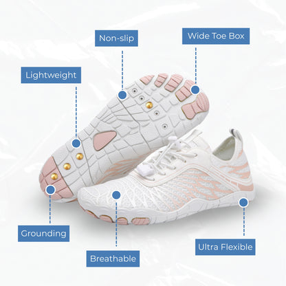 WellZone™ Barefoot Grounding Copper Sneakers